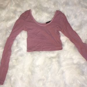 Urban Outfitters-Truly madly deeply- pink crop top